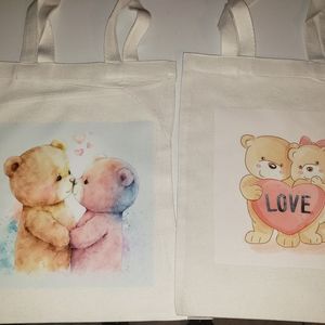 Cute Bear Tote Bag